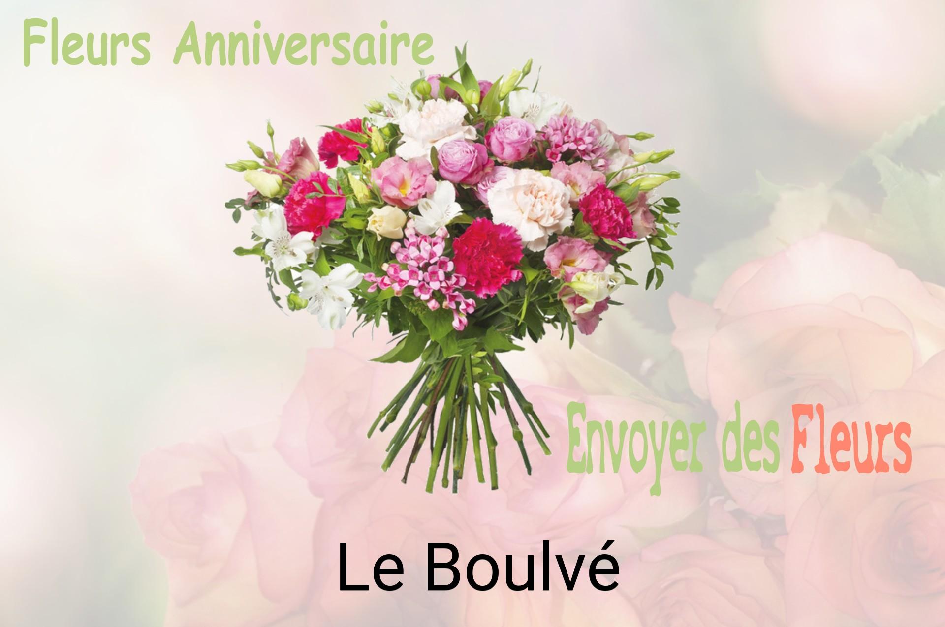 Bouquet de fleurs d’anniversaire livré à Le Boulvé