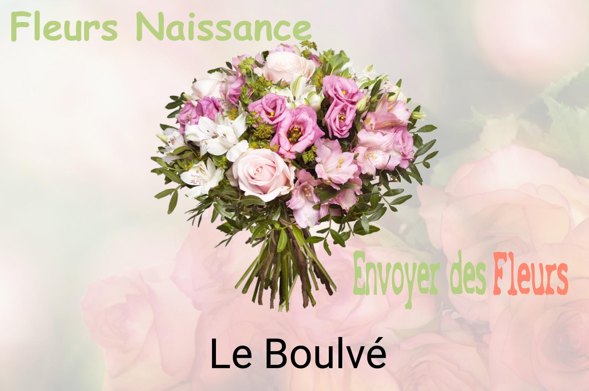 Bouquet de fleurs de naissance livré à Le Boulvé