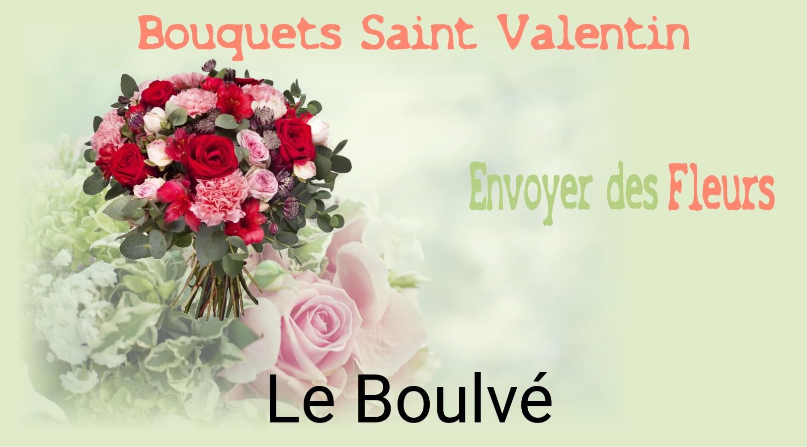 Roses de Saint-Valentin livrées à Le Boulvé